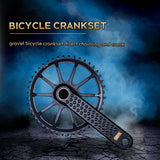 R600-DG3 gravel bicycle crankset direct chainring and crank